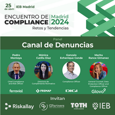 25 abril | Riskallay, GPartners, IEB y TOTH Compliance anuncian el Encuentro de Compliance: Retos y Tendencias en Madrid